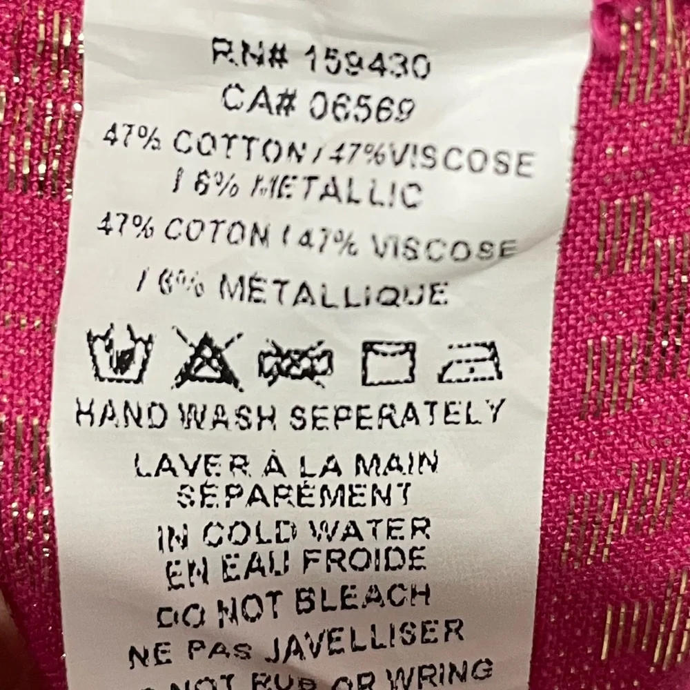 ELAN Clara dress in pink and gold Size Medium New - Picture 7 of 7